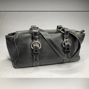 COACH Chelsea Tote Handbag Pebbled Leather Black